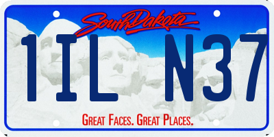 SD license plate 1ILN37