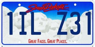 SD license plate 1ILZ31