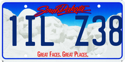SD license plate 1ILZ38