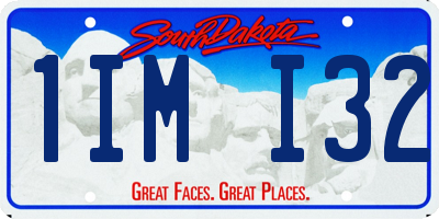 SD license plate 1IMI32