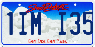 SD license plate 1IMI35