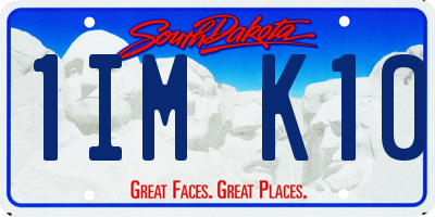 SD license plate 1IMK10