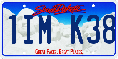 SD license plate 1IMK38