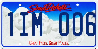 SD license plate 1IMO06
