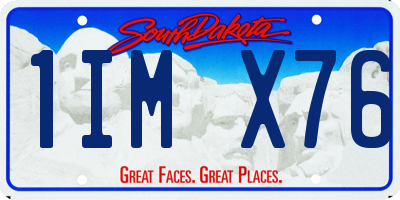 SD license plate 1IMX76