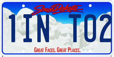 SD license plate 1INT02