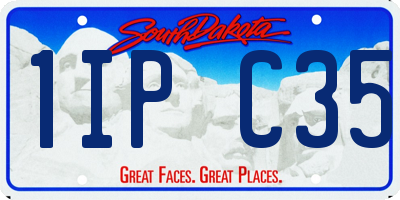 SD license plate 1IPC35