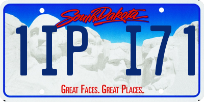 SD license plate 1IPI71
