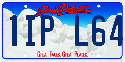 SD license plate 1IPL64