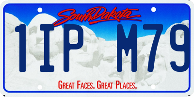 SD license plate 1IPM79