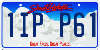 SD license plate 1IPP61