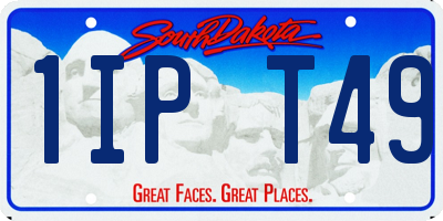 SD license plate 1IPT49