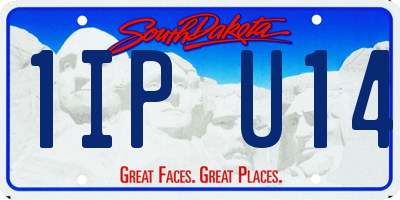 SD license plate 1IPU14