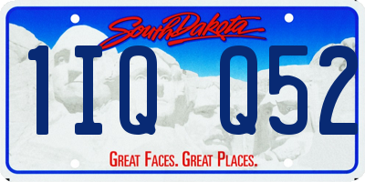 SD license plate 1IQQ52