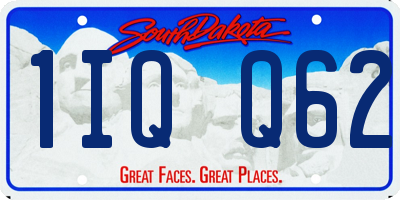 SD license plate 1IQQ62