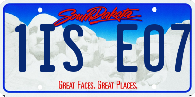 SD license plate 1ISE07