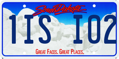 SD license plate 1ISI02