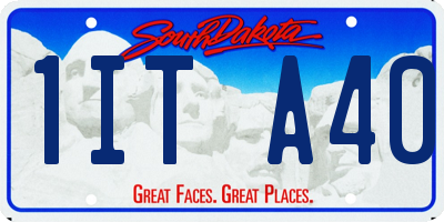 SD license plate 1ITA40