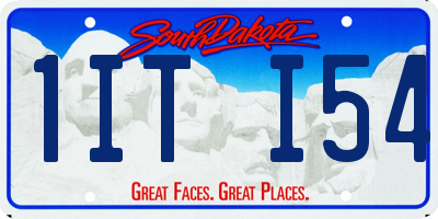 SD license plate 1ITI54