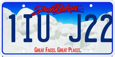 SD license plate 1IUJ22