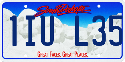 SD license plate 1IUL35
