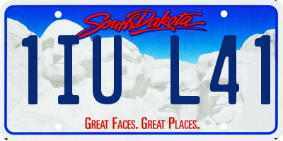 SD license plate 1IUL41