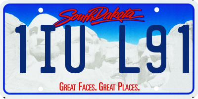 SD license plate 1IUL91