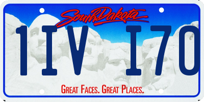 SD license plate 1IVI70