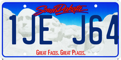 SD license plate 1JEJ64
