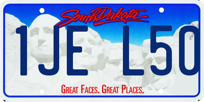SD license plate 1JEL50