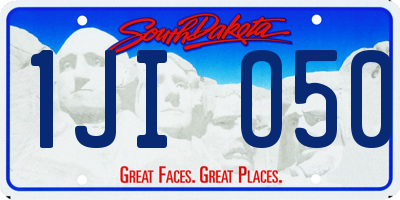 SD license plate 1JIO50