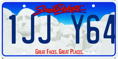 SD license plate 1JJY64