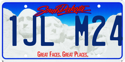 SD license plate 1JLM24