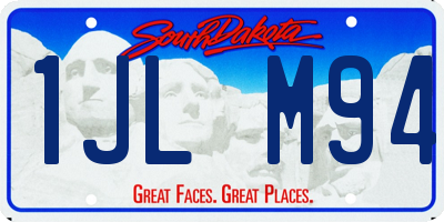 SD license plate 1JLM94