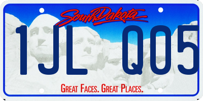 SD license plate 1JLQ05