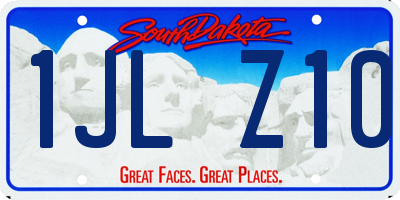 SD license plate 1JLZ10