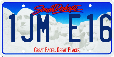 SD license plate 1JME16