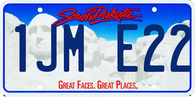 SD license plate 1JME22