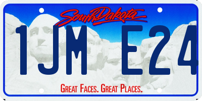 SD license plate 1JME24