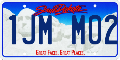 SD license plate 1JMM02