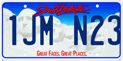 SD license plate 1JMN23