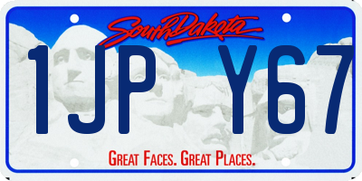 SD license plate 1JPY67