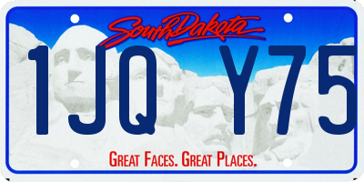 SD license plate 1JQY75