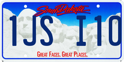 SD license plate 1JSI10