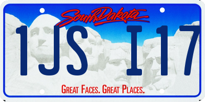 SD license plate 1JSI17