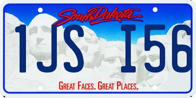 SD license plate 1JSI56