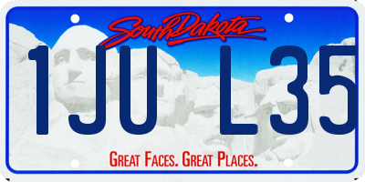 SD license plate 1JUL35