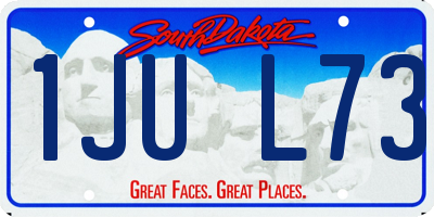 SD license plate 1JUL73