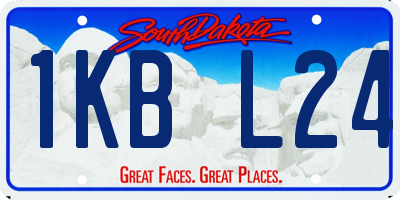 SD license plate 1KBL24