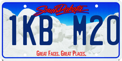 SD license plate 1KBM20